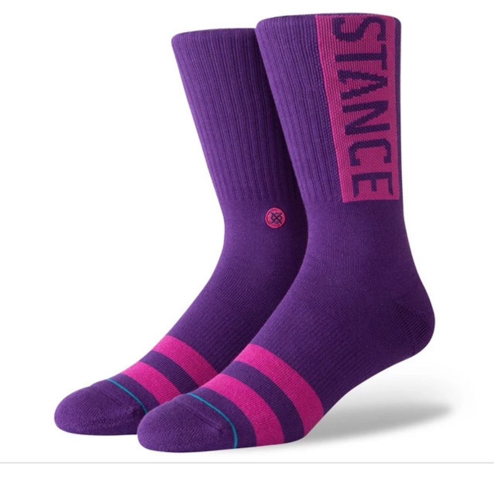 Stance OG Purple Crew Height Sock